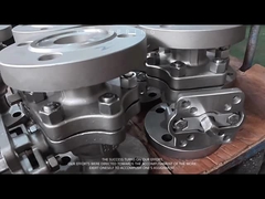 Hochplattform-Edelstahl-Flanschkugelhahn