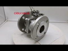 Flankenkugelventil mit verriegelbarem Handhebelhebel