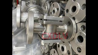 Schauglas mit Flansch und Anschluss aus Borosilikatglas ANSI150LB