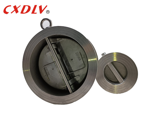 H77X-150LB Oblaten-Metalldoppelplatten-Rückschlagventil-Edelstahl-weicher Seats EPDM LÄRM PN16