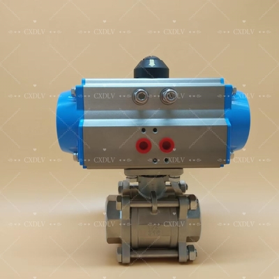 Elektrisch/Pneumatisch Edelstahl/Kohlenstoffstahl Gewindekugelhahn NPT-Ventil