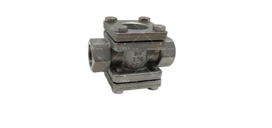 Feinguss-Schauglas-Durchflussanzeiger mit Schraubanschlüssen