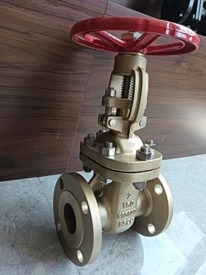 Steigendes Spindel-Handrad-Schieberventil mit 150LB Edelstahl CF8M Flanschanschlüssen für Flüssigkeitskontrolle und einfache Bedienung