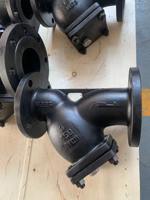 Edelstahl Y-Strainer Flanschende CF8/CF8M DN 100 Flanschverbindung