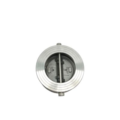 Edelstahl-Doppelplatten-Rückschlagventil mit Hochtemperaturbeständigkeit für Wasser, Dampf, Öl und Gas