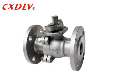 Griff bearbeiteter voller Hafen flanschte Kugelventil-Doppelt-Flansch-Enden GB-Standard