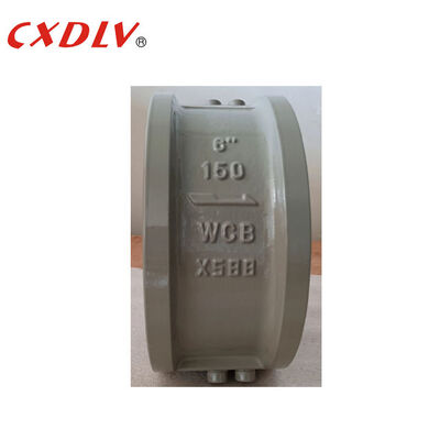 WCB-Körper, Metallsitz, Doppelplatten, Wafer-Rückschlagventil, Rückschlagventile, 150LB-Anschluss