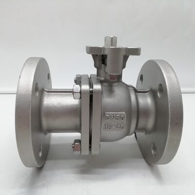 DN50 PN16 Flanschkugelventil CF8M aus Edelstahl Sauerstoffreinigung