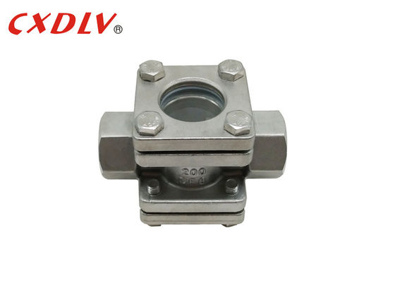 Ebene verlegte 3/4" Durchflussanzeiger, den PN16 Schauglas flanschte