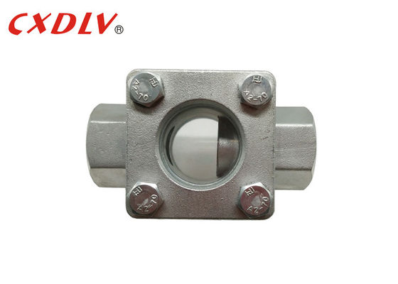 Ebene verlegte 3/4" Durchflussanzeiger, den PN16 Schauglas flanschte