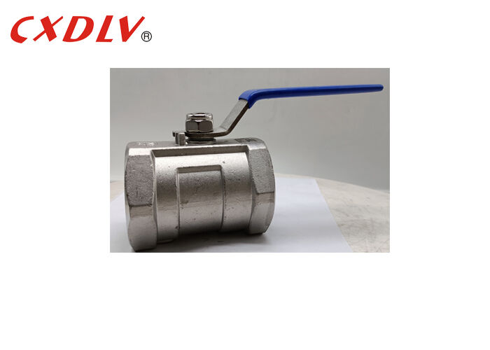 Q11F 1-Piece Threaded Ball Valve,Body SS316,Seat PTFE,Class 1000 BSP Connection,Stainless Steel Handle Lever
