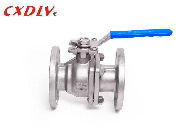 150LB 4-Zoll-Flangen-Kugelventil aus Edelstahl CF8 CF8M direkt montierbare Pad-Schwimmballventil 2PC