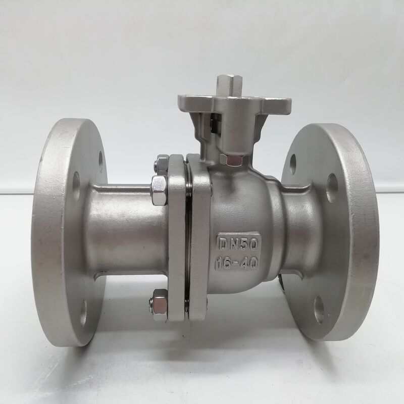 DN50 PN16 Flanschkugelventil CF8M aus Edelstahl Sauerstoffreinigung