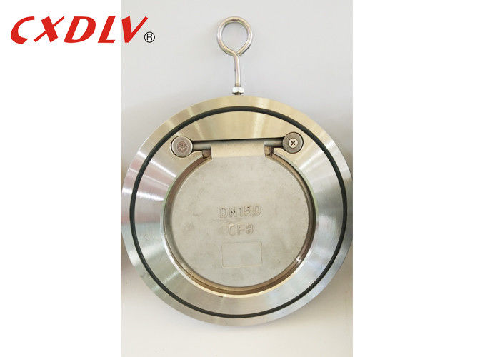 H74F Edelstahl-Wafer-Rückschlagventil mit einzelner Platte