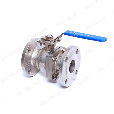 Edelstahl 304 316L Flankenkugelventil Cf8m Griff Manuelle Endverbindung