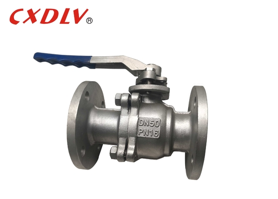 DN50 DN 100 Kugelventil aus Edelstahl CF8/CF8M Flanschverbindungskörper PN10/16 Enden
