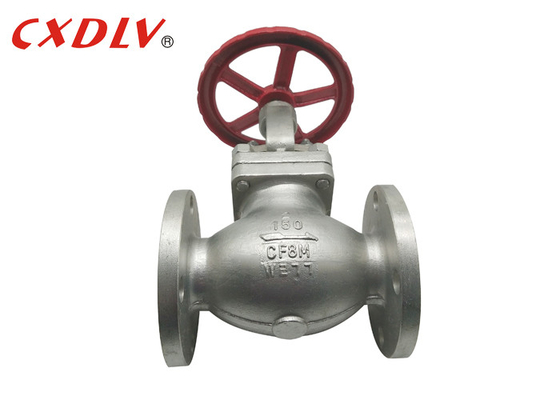 API-Klasse 150LB Edelstahl CF8M Flanschkugelventil 8 Zoll 12 Zoll Steckerform