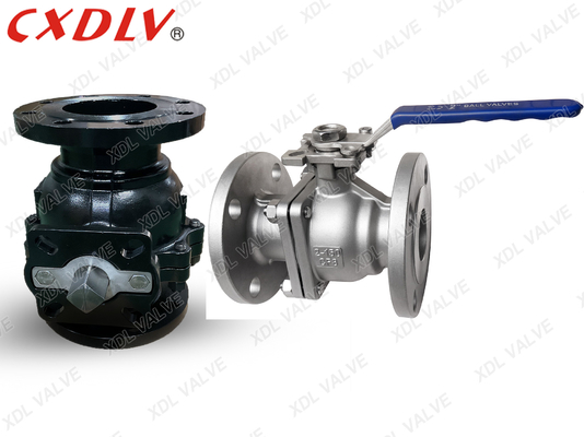 Erdöl-Industrie-Flangen-Kugelventil mit CF8-Kugelmaterial und PPL-Dichtung