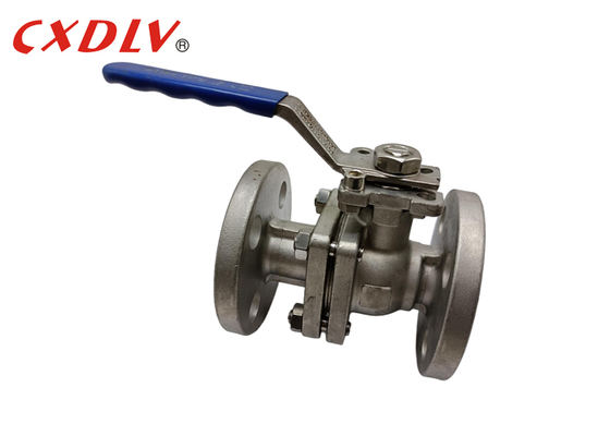 DIN PN16 SS Kugelventil 2 Gleitteile Vollport mit ISO5211 TOP