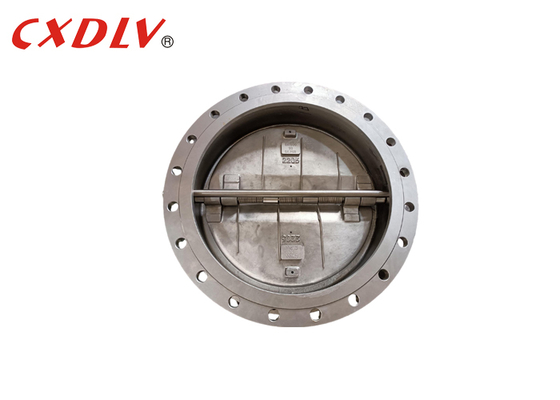 Doppelplatten-Rückschlagventil Flanschanschlüsse Duplex-Edelstahl 2205 Gehäuse PN10