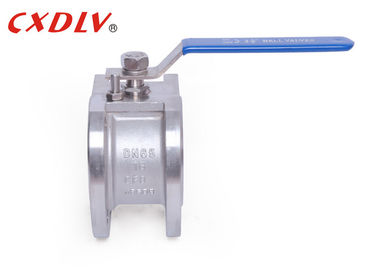 Oblate SS316 DN80 beendet Oblaten-Kugelventil CF8M 1PC PN16 mit Hebel-Leichtgewichtler
