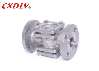 Doppelter Schauglas-Casting-Edelstahl CF8 des Flansch-PN40 Hochdruck