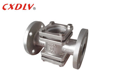 150LB RF Flankensichtglasventil Durchflussindikator mit Doppelglasfenster