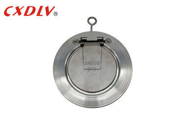 Oblaten-Art-Schwingen-Rückschlagventil-ultra dünnes einfache Struktur ANSI 150LB/300LB mit Frühling