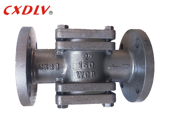 A216 WCB flanschte Schauglas 150LB Rf milderte Quarz-Inline-Durchflussanzeiger